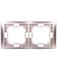 Simon Basic Neos Ramka podwójna stal inox BMRC2/21 - elegancja i funkcjonalność Simon Basic Neos Ramka podwójna stal inox BMRC2/21 - elegancja i funkcjonalność