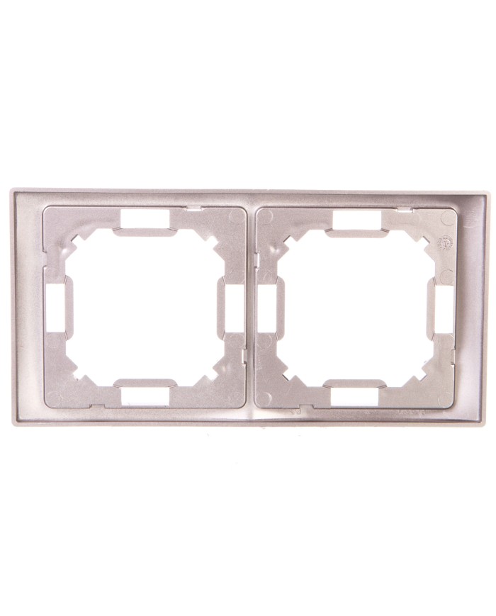 Simon Basic Neos Ramka podwójna stal inox BMRC2/21 - elegancja i funkcjonalność Simon Basic Neos Ramka podwójna stal inox BMRC2/21 - elegancja i funkcjonalność