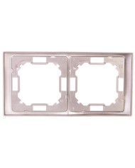 Simon Basic Neos Ramka podwójna stal inox BMRC2/21 - elegancja i funkcjonalność Simon Basic Neos Ramka podwójna stal inox BMRC2/21 - elegancja i funkcjonalność
