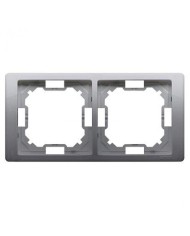 Simon Basic Neos Ramka podwójna stal inox BMRC2/21 - elegancja i funkcjonalność Simon Basic Neos Ramka podwójna stal inox BMRC2/21 - elegancja i funkcjonalność