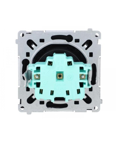 Gniazdo wtyczkowe Simon Basic IP44 16A, czarne z uziemieniem Gniazdo wtyczkowe Simon Basic IP44 16A, czarne z uziemieniem