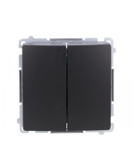 Simon Basic Łącznik świecznikowy 10AX, 250V, czarny BMW5.01/49 Simon Basic Łącznik świecznikowy 10AX, 250V, czarny BMW5.01/49