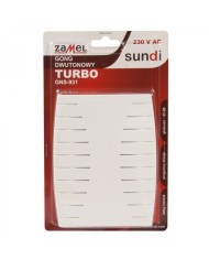 Gong dwutonowy TURBO 230V biały GNS-931-BIA - SUN10000124 Gong dwutonowy TURBO 230V biały GNS-931-BIA - SUN10000124