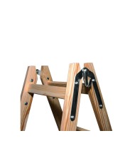 Drabina drewniana 153 cm 2x5 DRABEST - Wysoka jakość i trwałość Drabina drewniana 153 cm 2x5 DRABEST - Wysoka jakość i trwałość