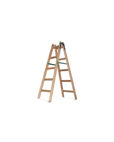 Drabina drewniana 153 cm 2x5 DRABEST - Wysoka jakość i trwałość Drabina drewniana 153 cm 2x5 DRABEST - Wysoka jakość i trwałość