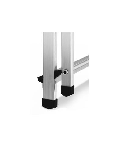 Drabina aluminiowa 8-stopniowa - idealna do domu i ogrodu Drabina aluminiowa 8-stopniowa - idealna do domu i ogrodu
