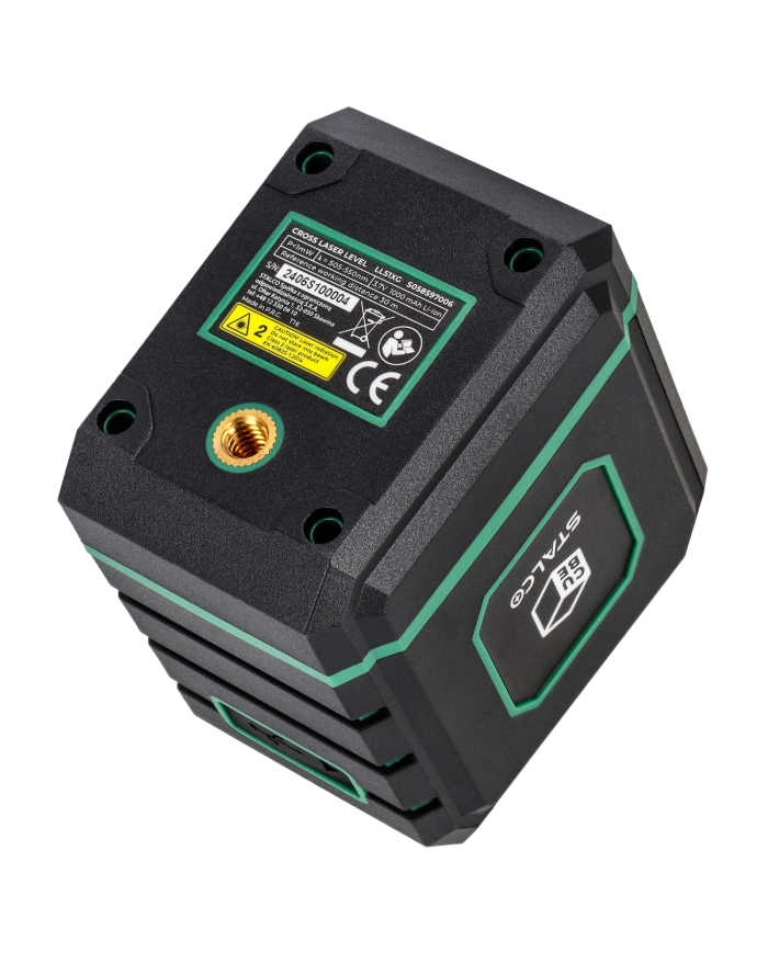 Laser krzyżowy LLS1XG zielony STALCO - precyzyjne pomiary