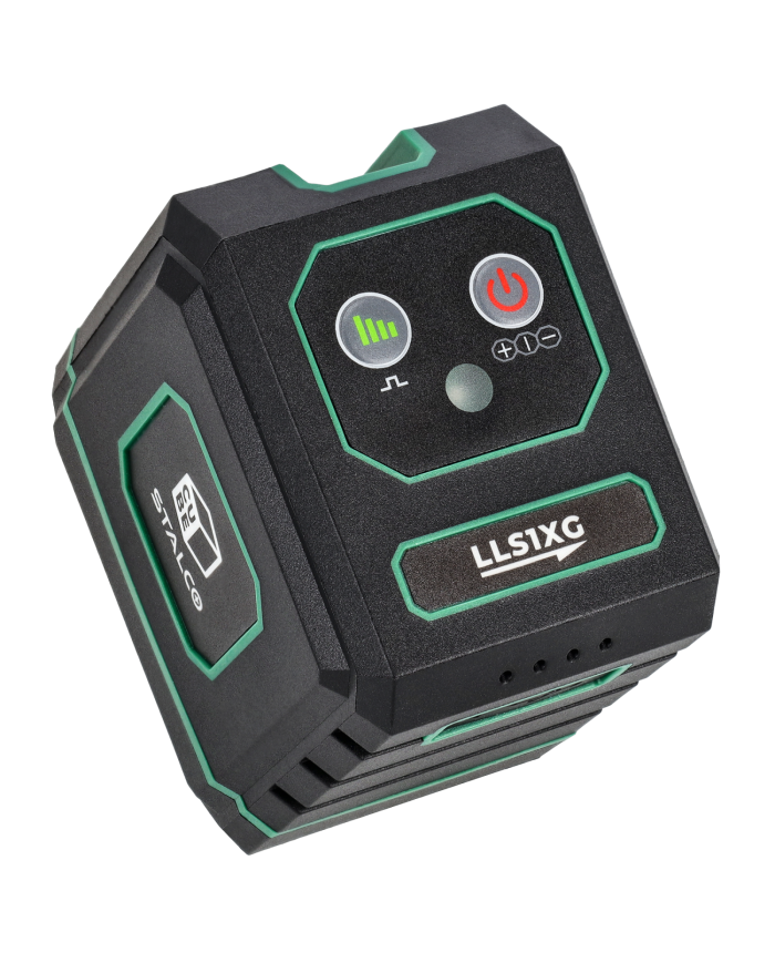 Laser krzyżowy LLS1XG zielony STALCO - precyzyjne pomiary