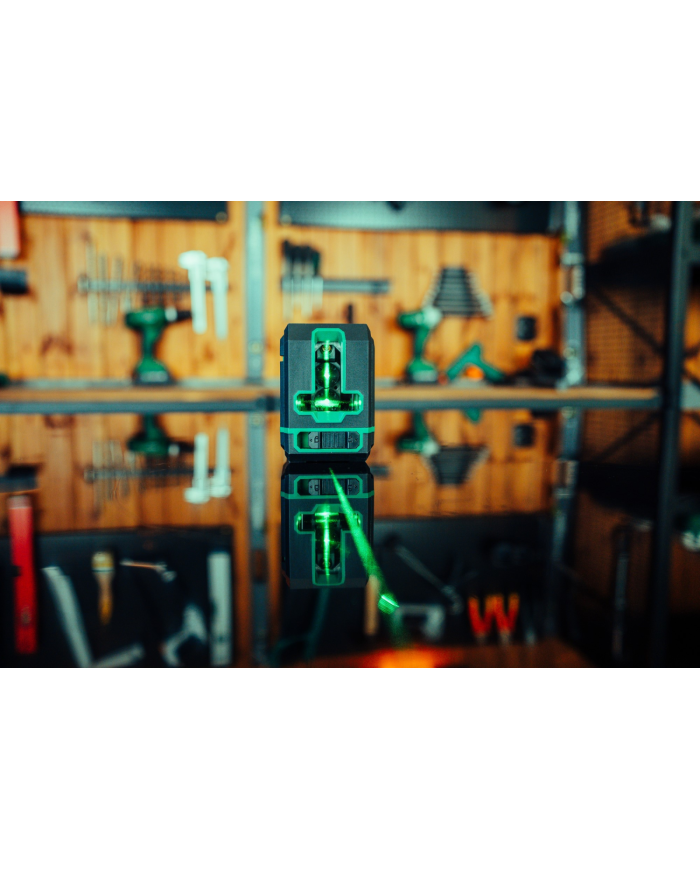 Laser krzyżowy LLS1XG zielony STALCO - precyzyjne pomiary