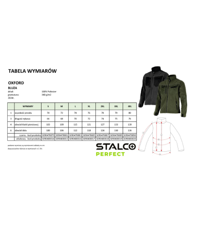 STALCO POLAR ROBOCZY "OXFORD" XL - Komfort i Wytrzymałość STALCO POLAR ROBOCZY "OXFORD" XL - Komfort i Wytrzymałość