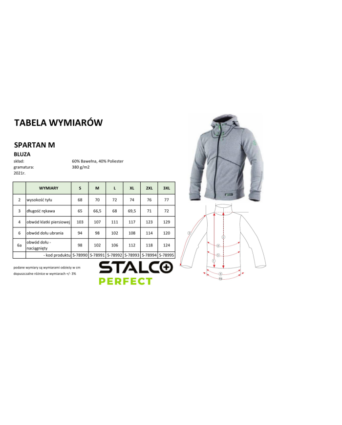 Bluza z kapturem męska "Spartan" XL - styl i komfort Bluza z kapturem męska "Spartan" XL - styl i komfort