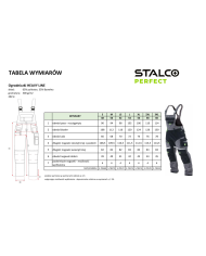 Spodnie robocze na szelkach Heavyline XL-56 - Wysoka jakość!