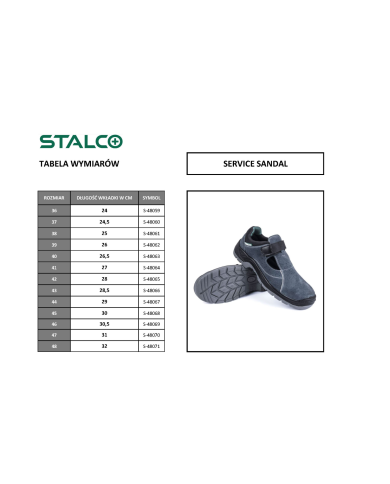 Sandał roboczy Service Sandal roz. 41 - Wygoda i bezpieczeństwo Sandał roboczy Service Sandal roz. 41 - Wygoda i bezpieczeństwo