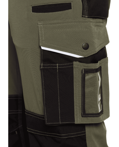 Spodnie robocze do pasa oliwka "XL-56" - wygoda i jakość