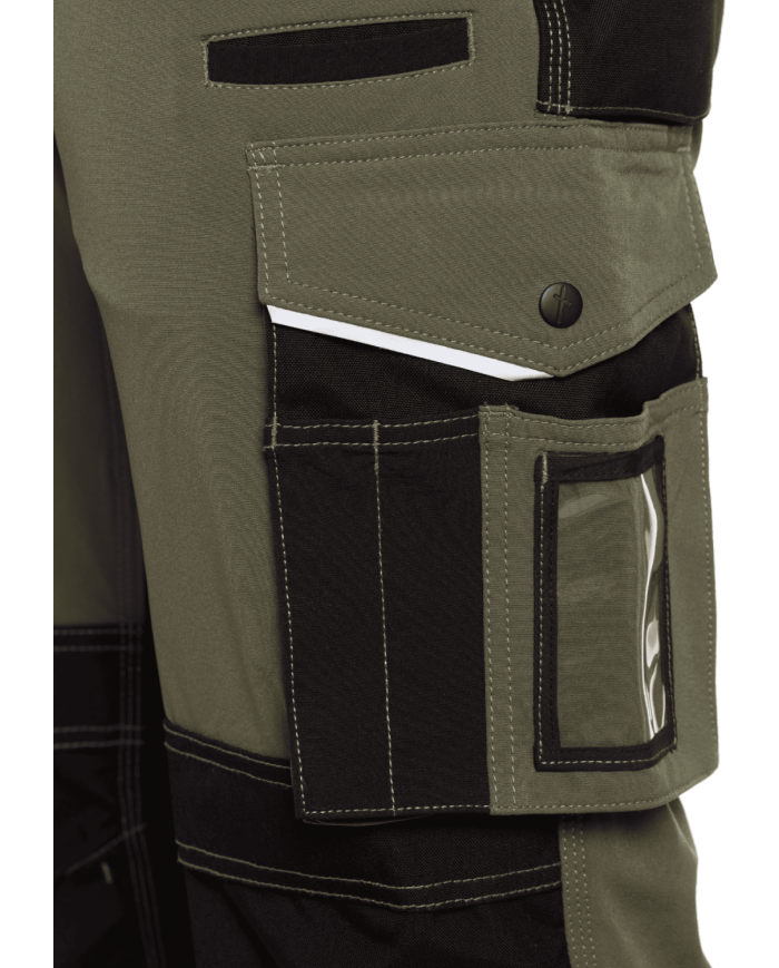 Spodnie robocze do pasa oliwka "XL-56" - wygoda i jakość