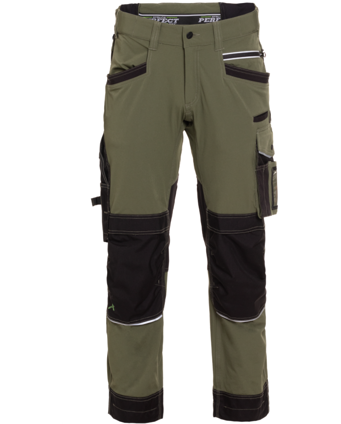 Spodnie robocze do pasa oliwka "XL-56" - wygoda i jakość