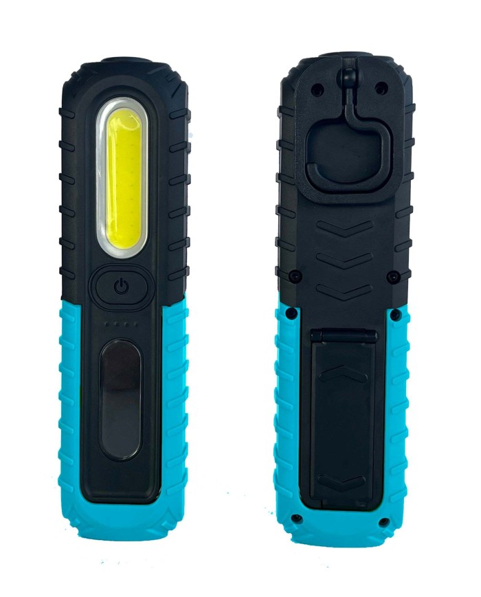 Latarka warsztatowa 5W LED COB BERG IP65 - Wodoszczelna, na baterie Latarka warsztatowa 5W LED COB BERG IP65 - Wodoszczelna, na baterie