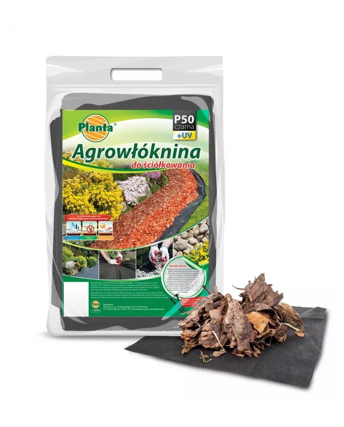 Agrowłóknina P50 2.10x5m czarna - Ochrona roślin i gleby Agrowłóknina P50 2.10x5m czarna - Ochrona roślin i gleby