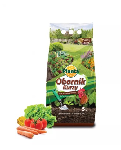 Obornik organiczny kurzy Planta 5L - naturalny nawóz do roślin Obornik organiczny kurzy Planta 5L - naturalny nawóz do roślin
