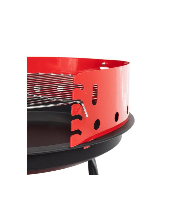 Grill węglowy okrągły 40 cm - idealny do ogrodu i na taras Grill węglowy okrągły 40 cm - idealny do ogrodu i na taras