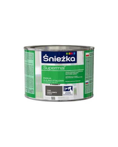 Emalia Supermal szary jasny F566 0,4L - ŚNIEŻKA - Wysoka jakość Emalia Supermal szary jasny F566 0,4L - ŚNIEŻKA - Wysoka jakość