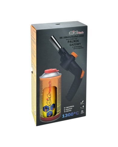 Palnik ELICO RK-5004 z gazem 300ml - Wydajność i Komfort Palnik ELICO RK-5004 z gazem 300ml - Wydajność i Komfort