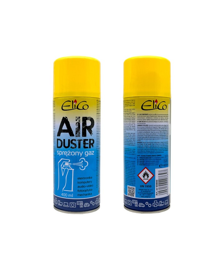 SPRĘŻONY GAZ - AIR DUSTER ELICO 400 ML SPRĘŻONY GAZ - AIR DUSTER ELICO 400 ML