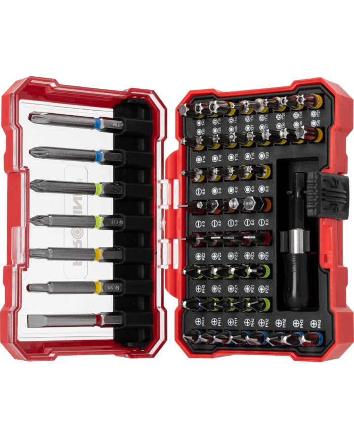 Zestaw końcówek z uchwytem 57 szt. - Wysoka jakość i trwałość Zestaw końcówek z uchwytem 57 szt. - Wysoka jakość i trwałość