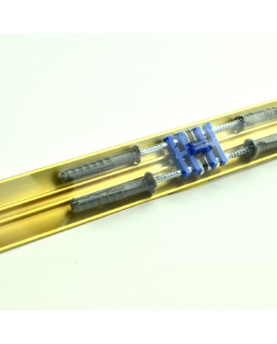 Listwa Borck 30mm ALU złoto 03 dł 0,93m Listwa Borck 30mm ALU złoto 03 dł 0,93m