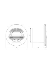 Wentylator 100 Zwykły - Wydajność i Niezawodność w Twoim Domu