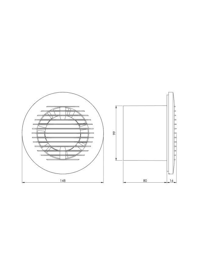 Wentylator 100 Zwykły EE100 - Wydajność i Niezawodność w Twoim Domu