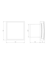 Wentylator 100 Zwykły Srebrny - Wydajność i Styl w Twoim Domu