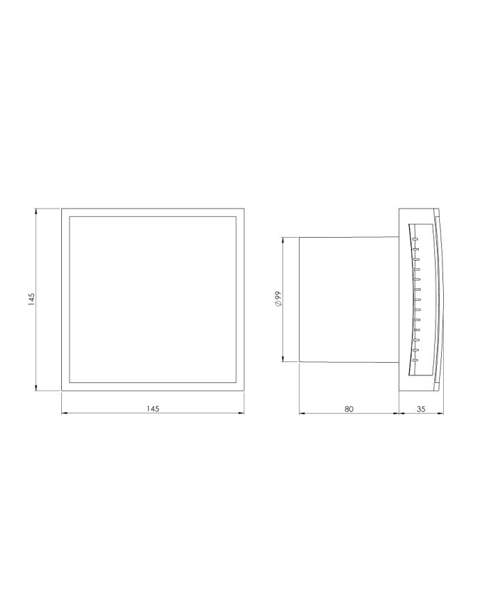 Wentylator 100 Zwykły Inox - Wydajność i Styl w Twoim Domu