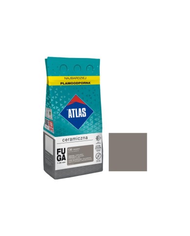 Fuga Atlas Ceramiczna 136 Srebrny 5kg - Wysoka Jakość i Trwałość Fuga Atlas Ceramiczna 136 Srebrny 5kg - Wysoka Jakość i Trwałość
