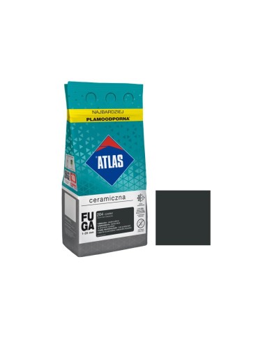 Fuga Atlas Ceramiczna 204 Czarny 5kg - Wysoka Jakość i Trwałość Fuga Atlas Ceramiczna 204 Czarny 5kg - Wysoka Jakość i Trwałość
