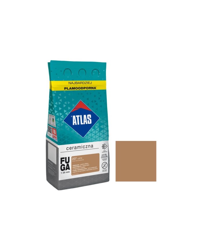 Fuga Atlas Ceramiczna 207 Latte 5kg - Wysoka Jakość i Trwałość
