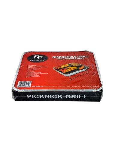 Grill jednorazowy 53328 - idealny na piknik i grillowanie! Grill jednorazowy 53328 - idealny na piknik i grillowanie!