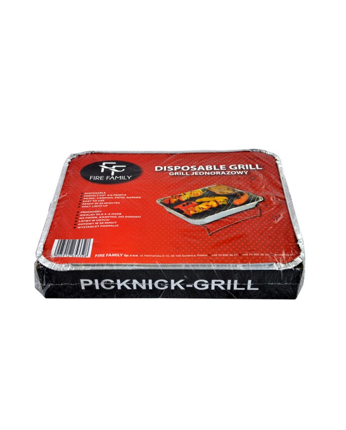 Grill jednorazowy 53328 - idealny na piknik i grillowanie!