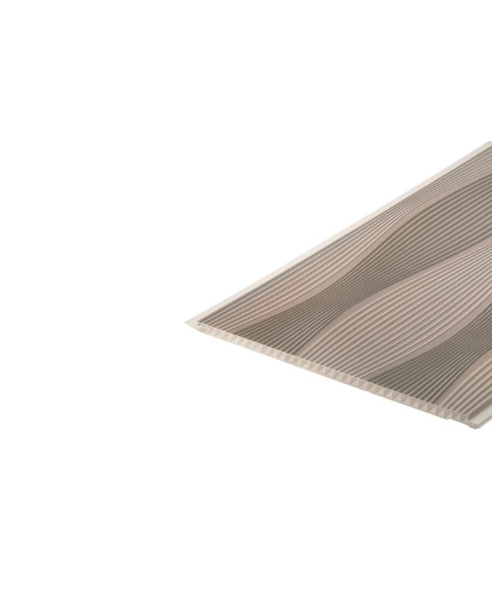 Boazeria PVC 25cm Kość słoń - Panel 2,7m do wnętrz