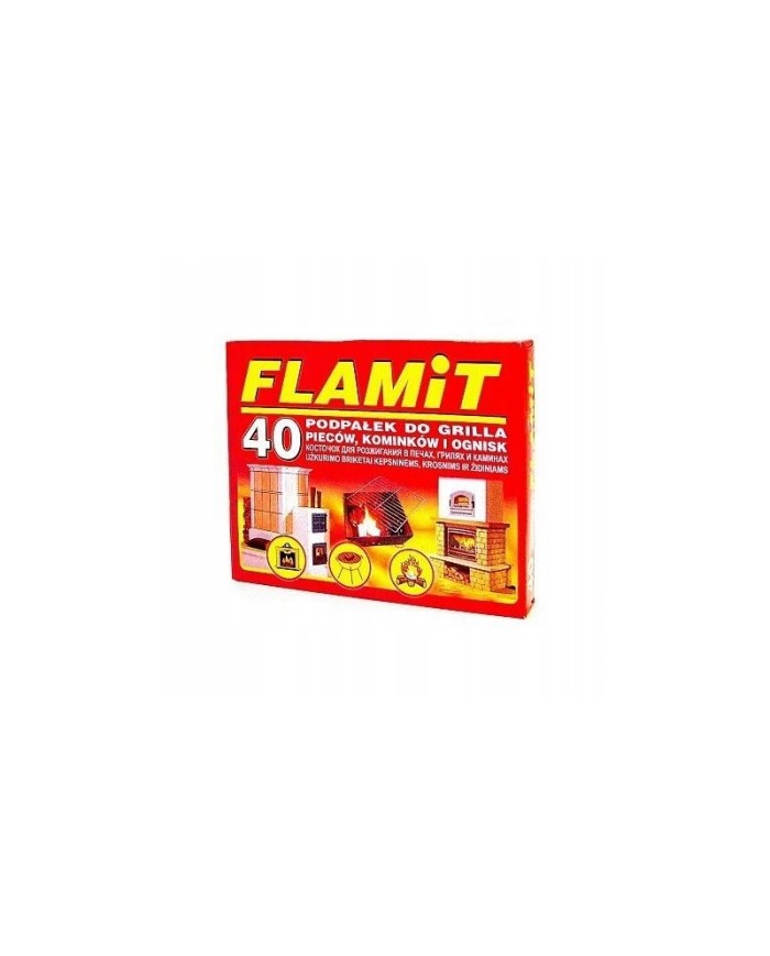 Podpałka biała 40 kostek - idealna do kominka i grilla