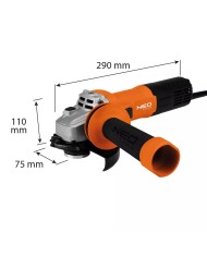 Szlifierka kątowa 1000W 125mm, obroty 3000-12000 min-1
