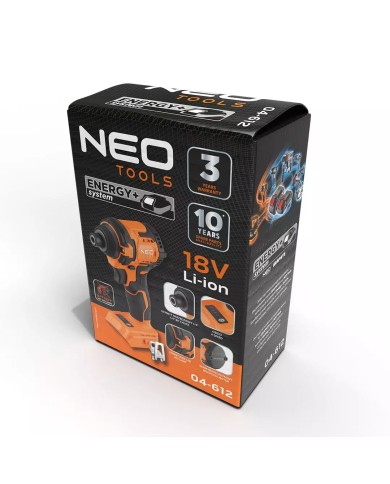 Zakrętarka udarowa 18V 300Nm bezszczotkowa, hex ¼” - Wydajność! Zakrętarka udarowa 18V 300Nm bezszczotkowa, hex ¼” - Wydajność!
