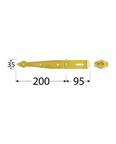 ZZB 200 Zawias z zamknięciem 200x95x35 mm - Wysoka jakość! ZZB 200 Zawias z zamknięciem 200x95x35 mm - Wysoka jakość!