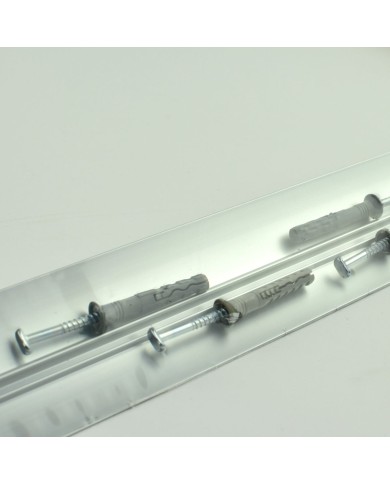 Listwa Borck 50mm ALU srebro 01 - długość 0,93m do wnętrz Listwa Borck 50mm ALU srebro 01 - długość 0,93m do wnętrz