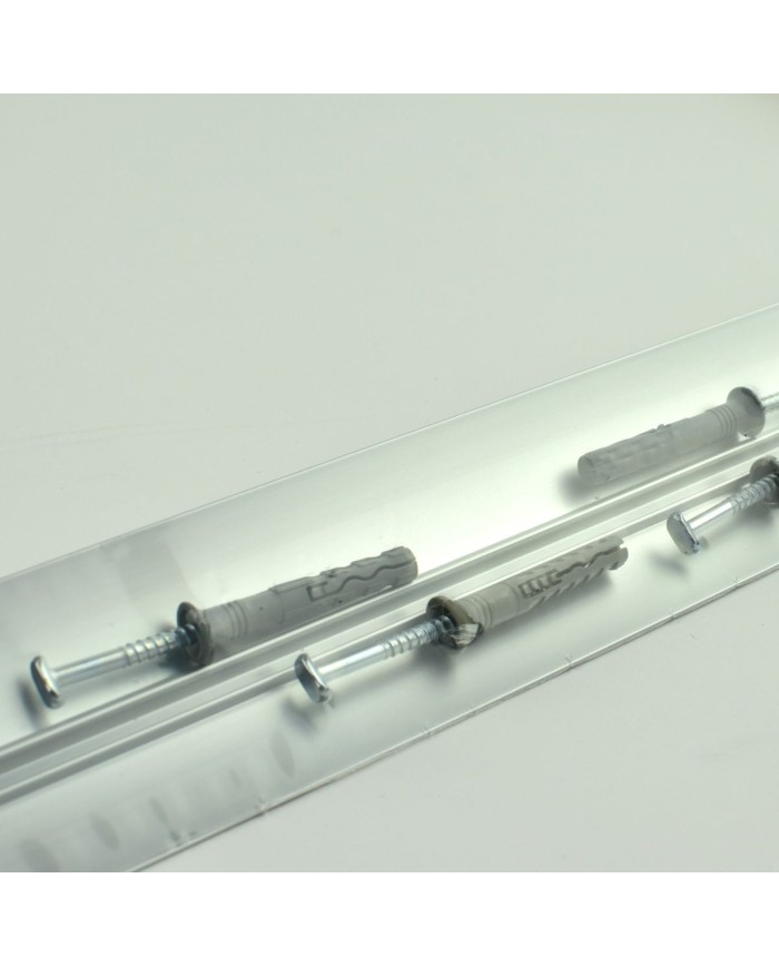 Listwa Borck 50mm ALU srebro 01 - długość 0,93m do wnętrz