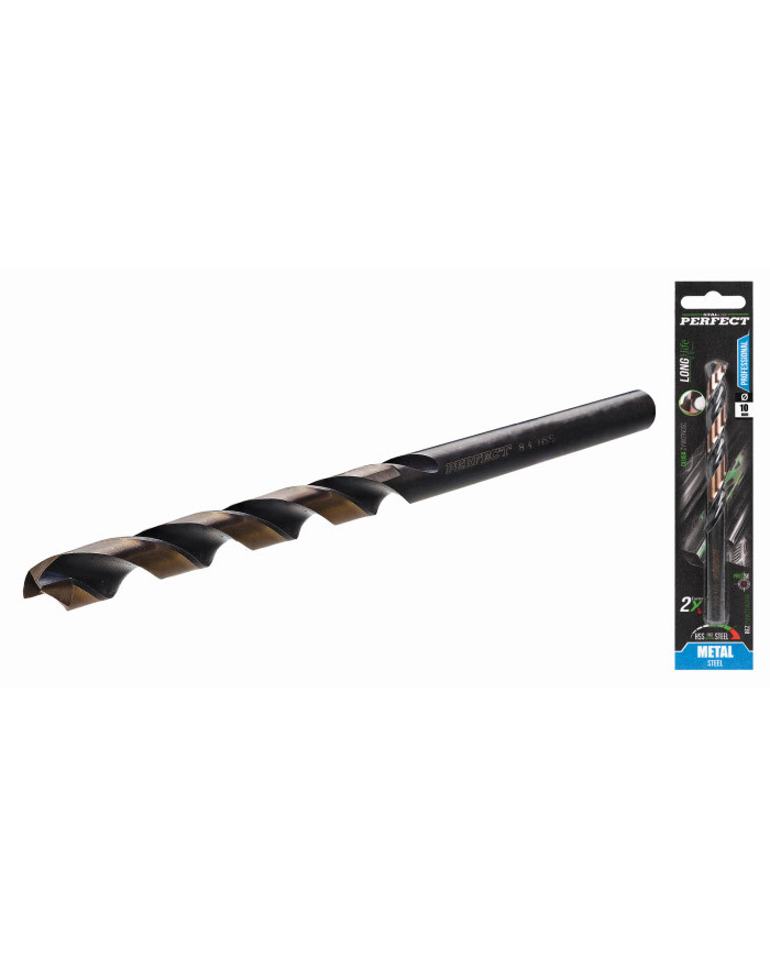 Wiertło HSS do metalu 5,0 mm długie - blister 132 mm