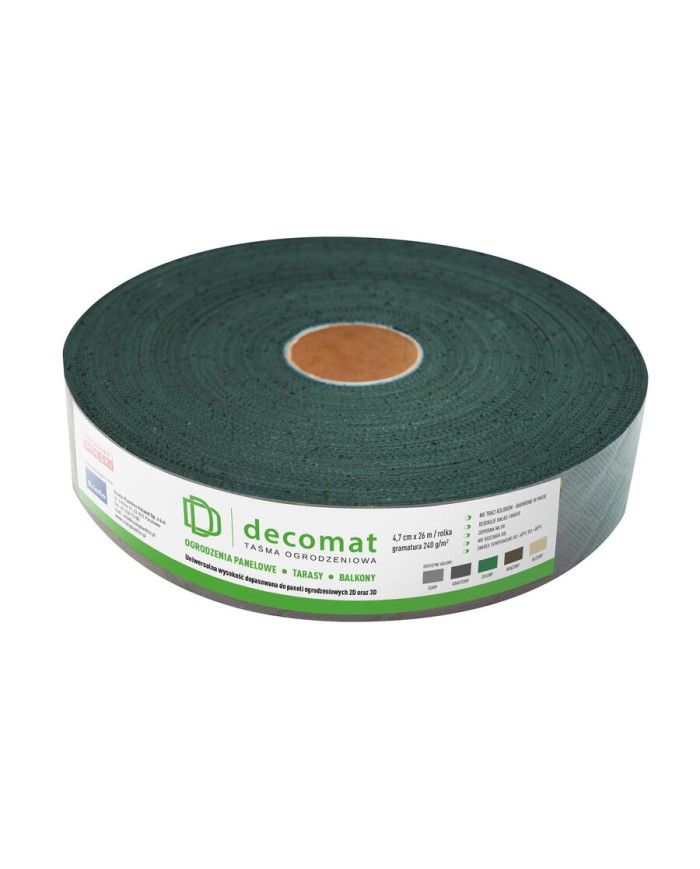 Scala Decomat Taśma ogrodzeniowa 4,7x2600cm ZIELONA - Kup teraz!
