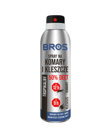 BROS Spray na Komary i Kleszcze 90ml - 50% Rabatu! BROS Spray na Komary i Kleszcze 90ml - 50% Rabatu!