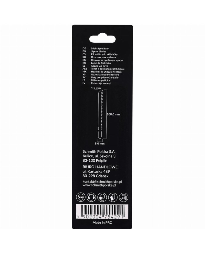 Brzeszczoty HCS T111C 100mm 8TPI - 2szt do wyrzynarki