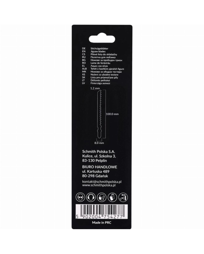 Brzeszczoty HCS T111D 100mm 6TPI 2szt - Wyrzynarka Akcesoria